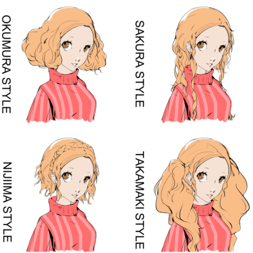 P5 girls with each others’ hairstyles!