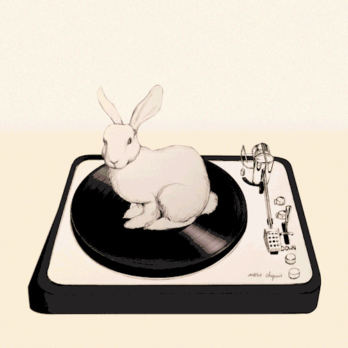Sex Art Gif By:  mariechapuis:  The Rabbit-Go-Round pictures