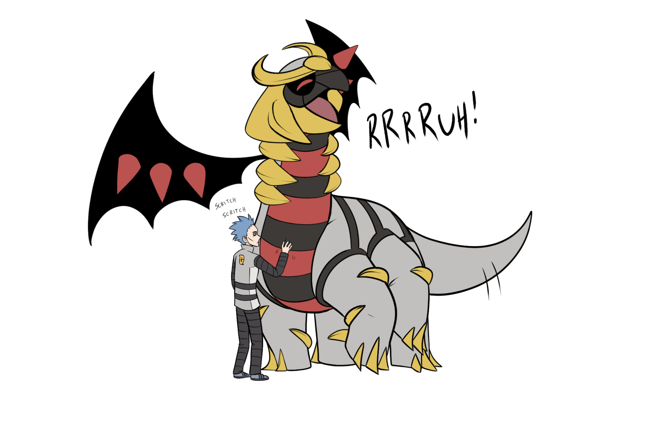 giratina and giratina (pokemon) drawn by take_yaki