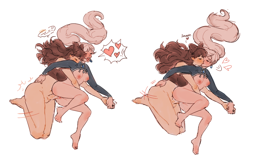 thepartytit:  secret nsfw continuation to kai’s wonderful drawing here :3 [click