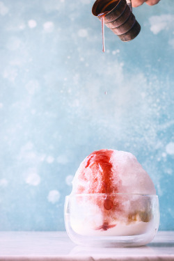 sweetoothgirl:Fig and Lime Shave Ice with Coconut