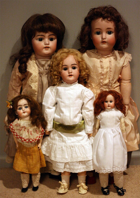 dreamydolls:  Antique Dolls by Catherine Gabriel on Flickr. 