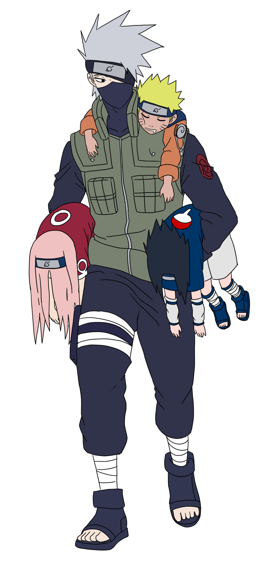 Kalira: Mama's Office (Naruto fanfiction; SakuOro & bb!Kakashi)  (Kakashi Bingo)