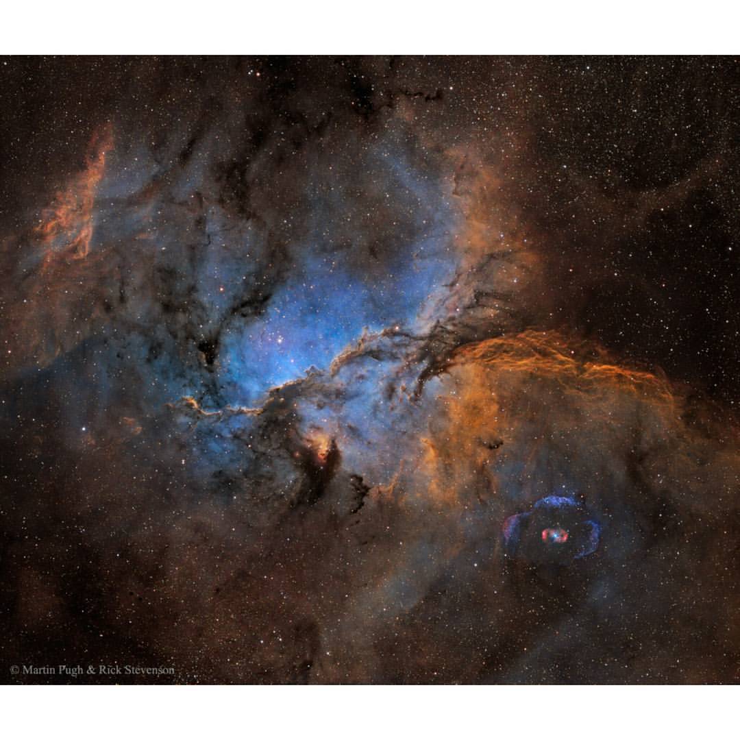 NGC 6188 and NGC 6164 #nasa #apod #ngc6188 #ngc6164 #nebulas #nebulae #nebula #gas