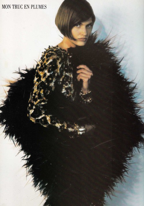 featherstonevintage: Yves Saint Laurent L'Officiel - September 1990 Photographed by Hiromasa