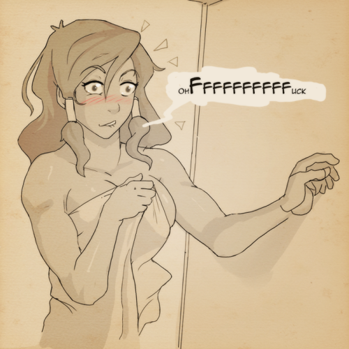 asami secretly likes to dress up in korra’s clothes and roleplay as the avatar