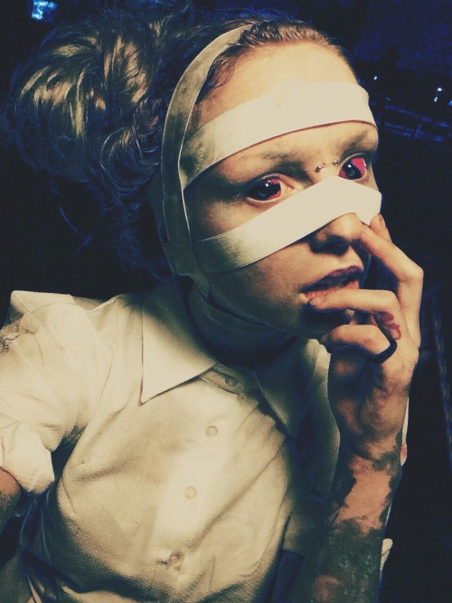 vomitus-creeper:  realbitchknifecrew:  Existing as a paranormal entity for the season, come to Phobia Haunted Houses (Houston) and see me!  insta: @realbitchknifecrew  Bae