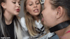 denyme-alliee:collegecuckcake25:pet-christina:mrbluecat:She likes her sister worship