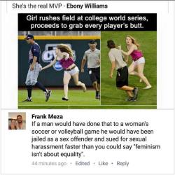 iwanttobeafirefly:  weallheartonedirection:  Sad truth.   Frank does have a point.  Seriously? This happened?? Oh but no, women do no wrong right? #irritated