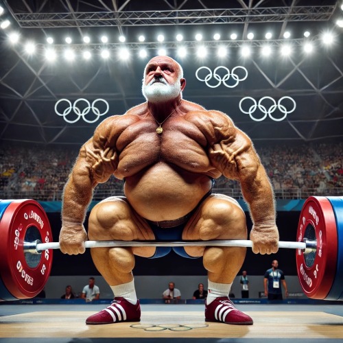 More Elderly Weightlifter