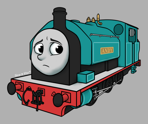 I don’t think I’ve talked about my TTTE OC here.Here’s Andy. They’re based on a Bagnall Standard 16”