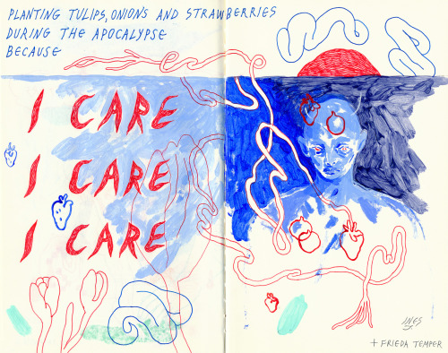 art-creature:collab #2 ! words by Frieda Temper, art by meWe’re doing these collabs again! Your word