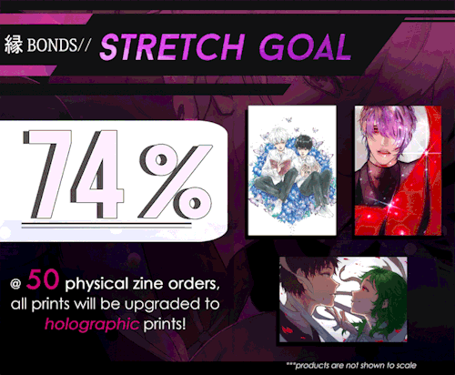 We’re 74% towards our stretch goal! Once our goal is reached ALL prints will be upgraded with 