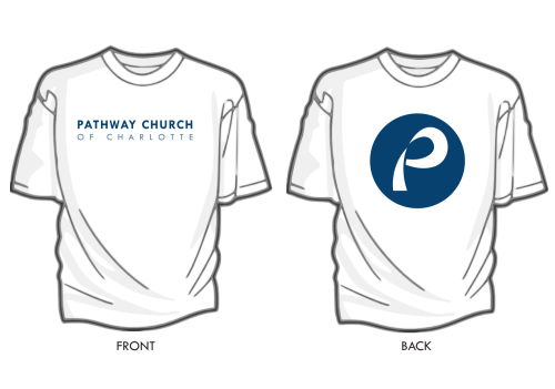 Brand Development for Pathway Church of Charlotte.  Several iterations of design were proposed.