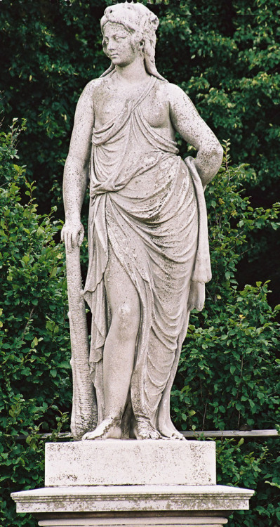 Omphale. Sculptor: Joseph Anton Weinmüller. Omphale was the queen of the kingdom of Lydia in Asia Mi