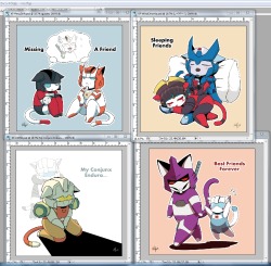 eikuuhyoart:  THE KITTYFORMER SMALL PRINTS