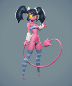 Xelabo:  I Did It, Finally. Started The First Sketch Sculpt Aug. 2014   Devil Girl