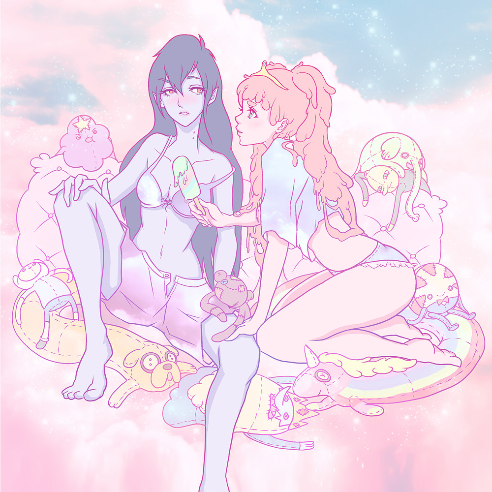 strickycub:  haerowyn:  ♡ ♡ ♡ A Bubbline Playdate! ♡ ♡ ♡ I’m