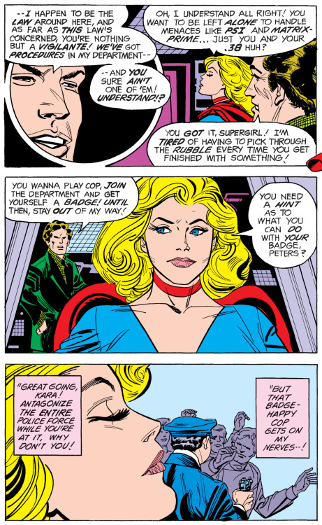  SUPERGIRL (1982) #12 written by Paul Kupperberg art by Carmine Infantino 