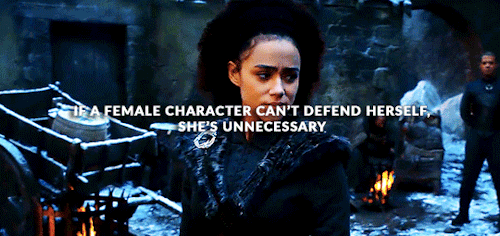 meera-reed: What can a female character do without being criticized mercilessly?