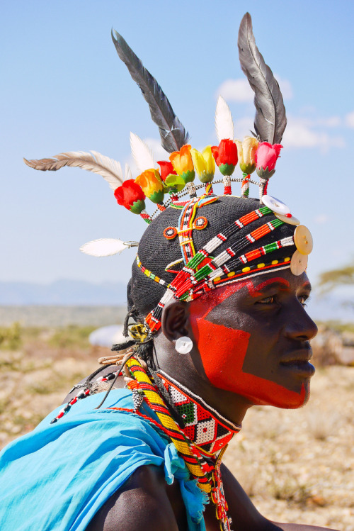 The Samburu are a Nilotic people of north-central Kenya. Samburu are semi-nomadic pastoralists who h