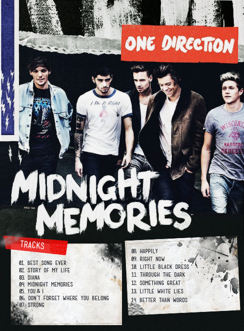 blamestyles:  ‘Midnight Memories’ track list! ; Pre-order the album here 