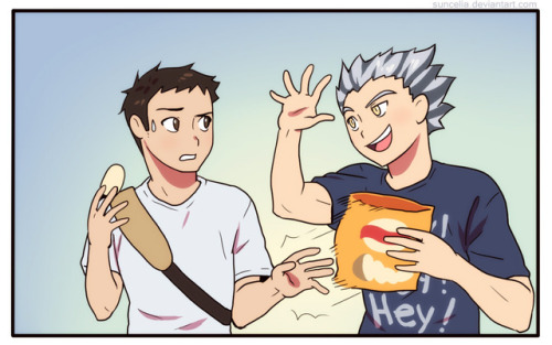 suncelia-art:  Volleyball and chips (2016)