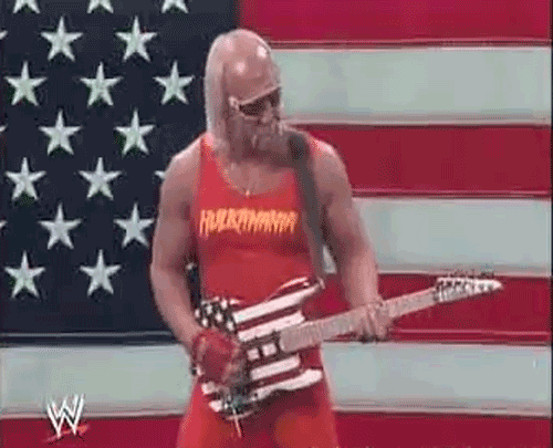 Krunchy Kreates — Fun fact. Hulk Hogan used to fretless bass...