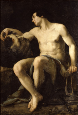 elegantiaearbiter:  David with the Head of Goliath, Accademia Carrara, Bergamo.