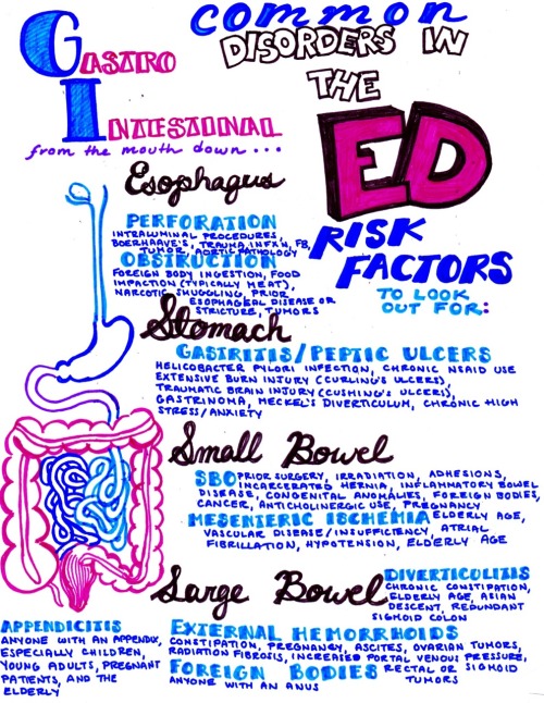 Common GI disorders in the ED, and risk factors to look out fordownload my medical school study guid