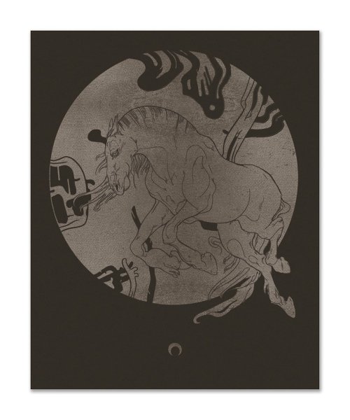 My piece for Light Grey Art Lab’s Fortune Show opening tonight, Dec. 2nd It is Hand-printed and foil