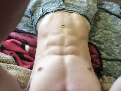 aksoldier1714:  Part 4 of the sexy 22 yr old soldier from fort wainwright   He wants to be a model so let’s make him famous