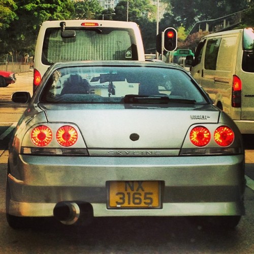 makingamasterpiece:  #nissan #skyline #stanced #exhaust #asians #tokyodriftin