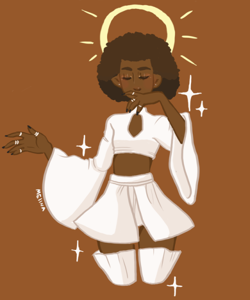 angelbabyspice:did a quick drawing of @zamaron‘s outfit from last night cos it inspired t