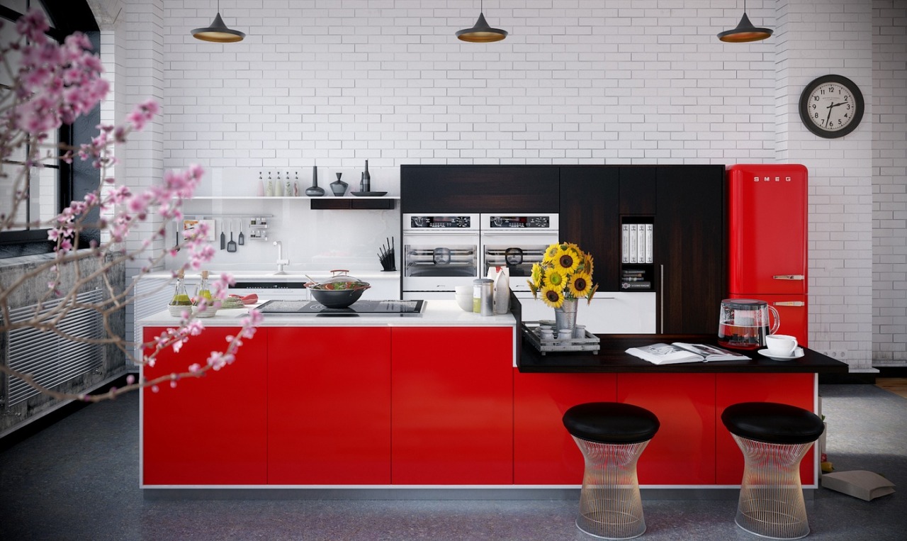 homedesigning:  Industrial Loft With Organic Traits 