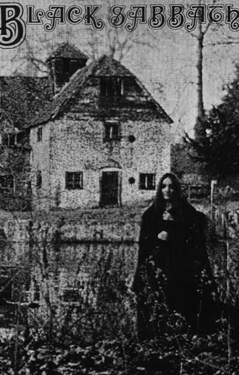 rock-n-roll-is-religion:  “The first album ‘Black Sabbath’ has caused controversy by its cover, which features a picture of a sinister woman in front of an even more gruesome home. To date the band does not know anything about the photographer,