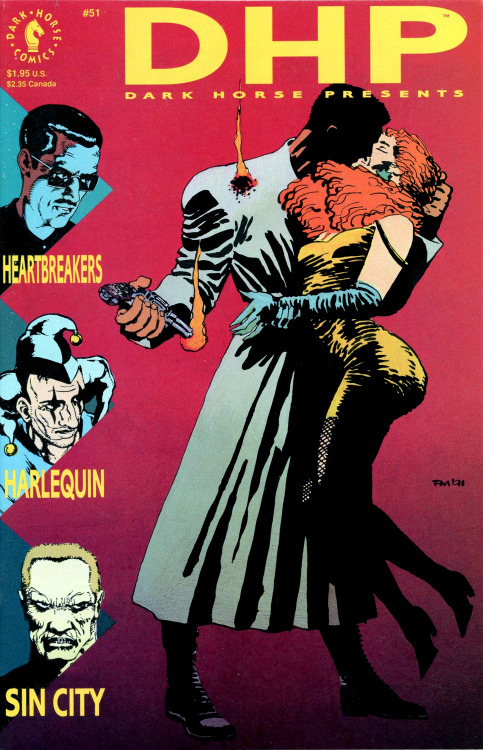 spaceshiprocket: Dark Horse Presents - Sin City covers by Frank Miller