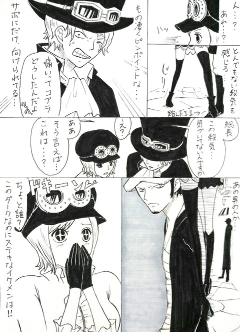 Onepiece Here Is A Sabo X Koala And Robin X Law Doujinshi