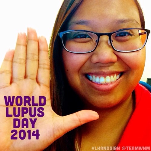 May 10 is World Lupus Day! Let me see those #LHandSign’s! 💜 #lupus #worldlupusday #lupusawareness