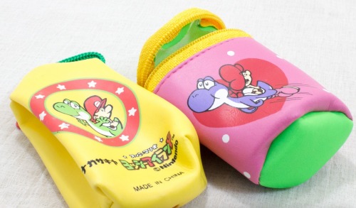 smallmariofindings:Officially licensed 1995 Yoshi’s Island bags from Japan.Main Blog | Twitter | Pat