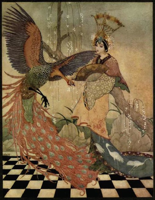 Illustration from Aladdin and His Wonderful Lamp in Rhyme by Thomas Mackenzie (1919)