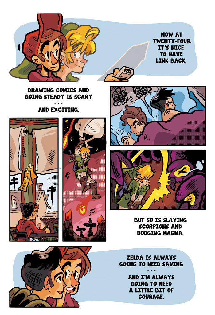 colemanengle:  here is an old comic i did when skyward sword came out! just realized