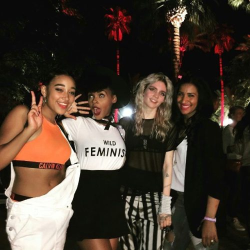 monaedroid:Wild Feminists ✊#JanelleMonae #Grimes #AmandlaStenberg #MykalMonroe #coachella #Coachella