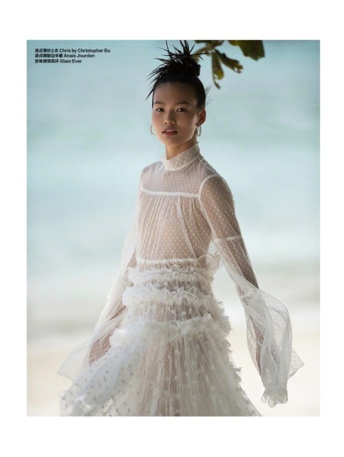 fashionarmies: ‘在海边 THE SEA’ Meng Zheng for Harper’s Bazaar China — June 2018. Photographer: Liang Zi / 亮子 Stylist: Kun Yu / 于昆 HairStylist: Xiao Tian / 潇天 Mua: Lu Wang / 王璐 
