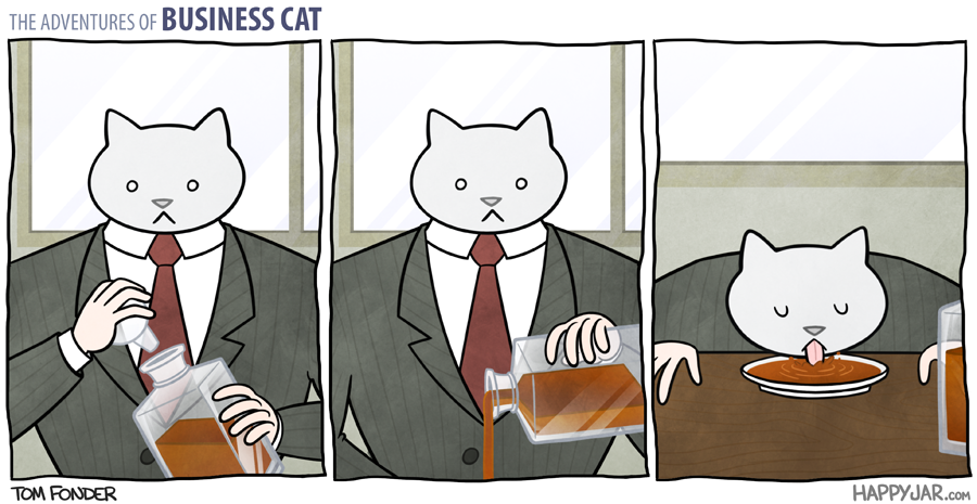 jamesmdavisson:  So far, I have been enjoying the Adventures of Business Cat a great