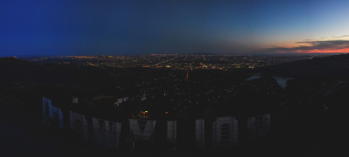 fuckyeahstreetlights:  LA from the Hollywood sign | paul lee