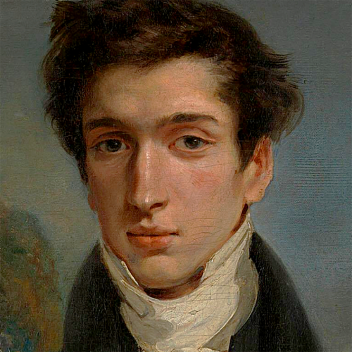 antonio-m: Eugène Delacroix, Portrait (detail)