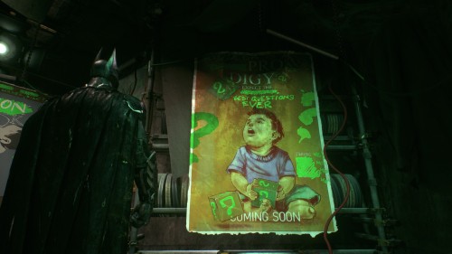 Look At Riddler's Vandalised Movie Posters
