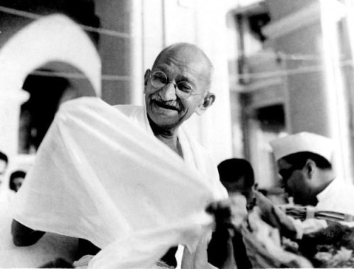 Mahatma Gandhi walked barefoot most of the time, which gave him calluses on his feet.  He also ate very little, which made him rather frail and, with his odd diet, he suffered from bad breath.   He was a super calloused fragile mystic hexed by halitosis.