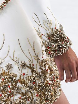 skaodi:Details from Chanel Haute Couture Fall 2014. Paris Fashion Week.